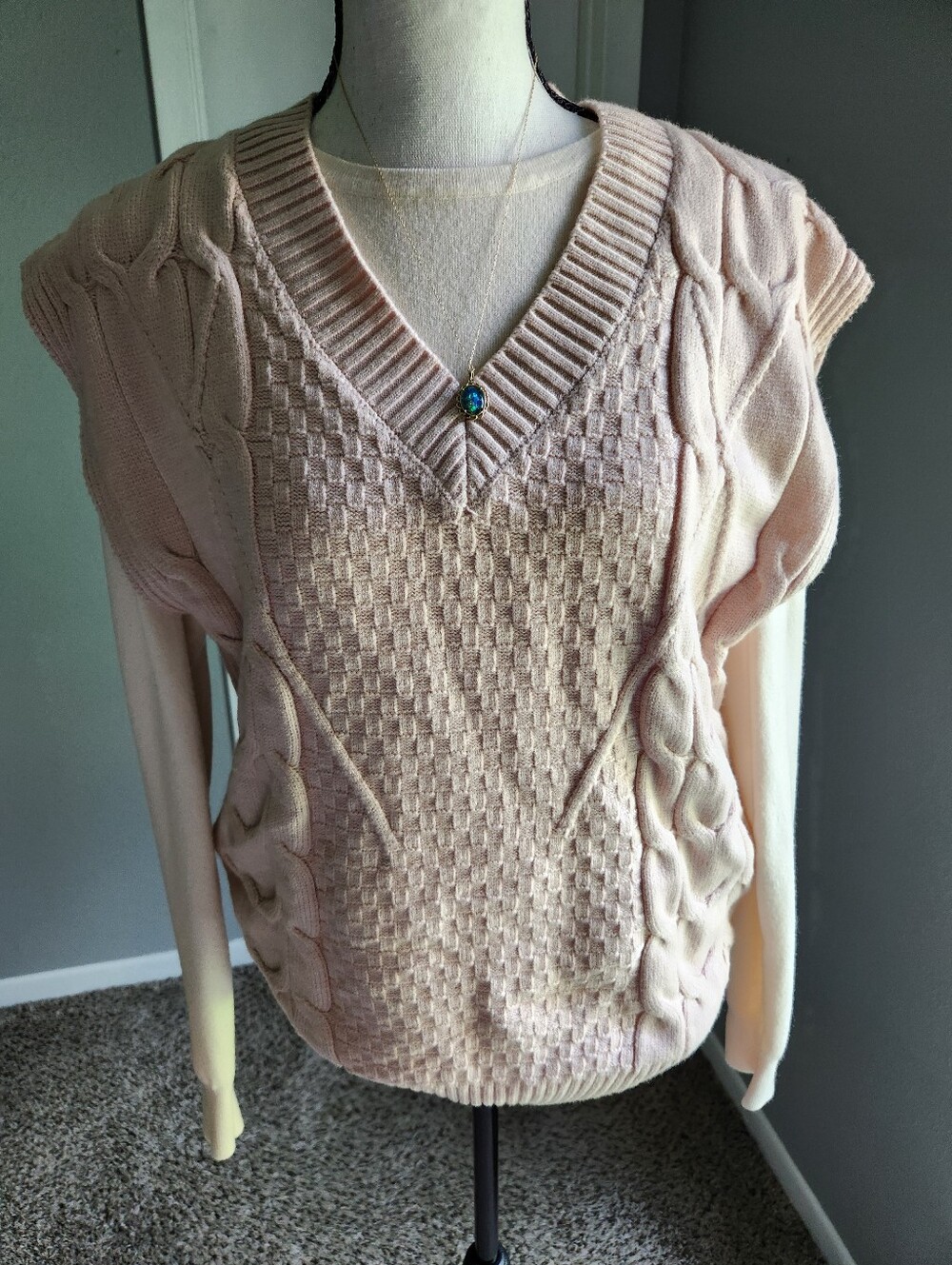 V Neck Sweater Vest - Picture 2 of 12